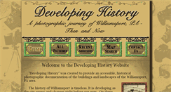 Desktop Screenshot of developinghistory.com