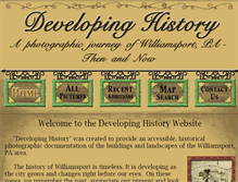 Tablet Screenshot of developinghistory.com